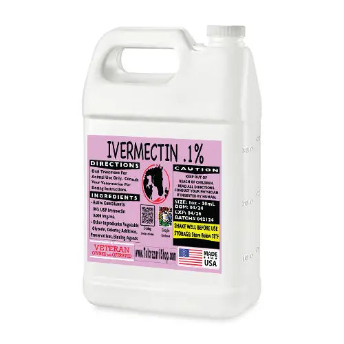 Ivermectin Drench 0.1% 1/2 Gallon jug