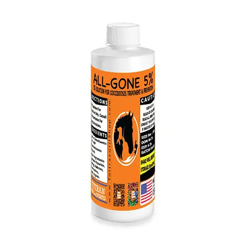 All-Gone 5% Solution 8oz-240mL Bottle