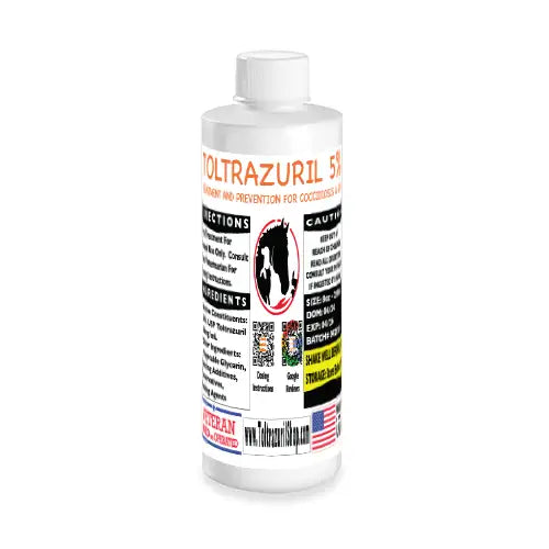 Toltrazuril 5% Liquid Solution 4oz-120mL Bottle