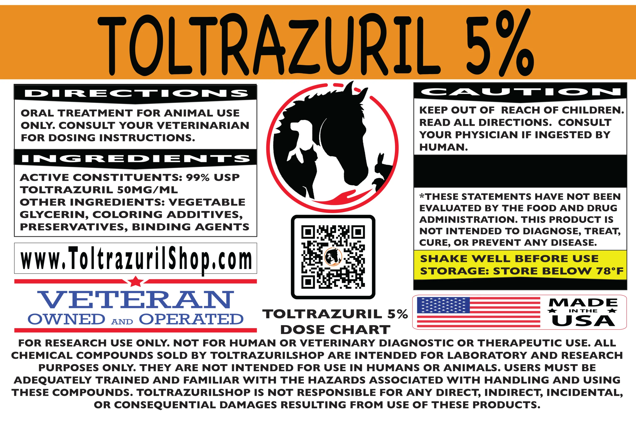 Buy Toltrazuril 5 – 200ml Bottle: Effective Solution