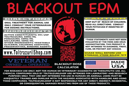 Blackout EPM Label - ToltrazurilShop.com