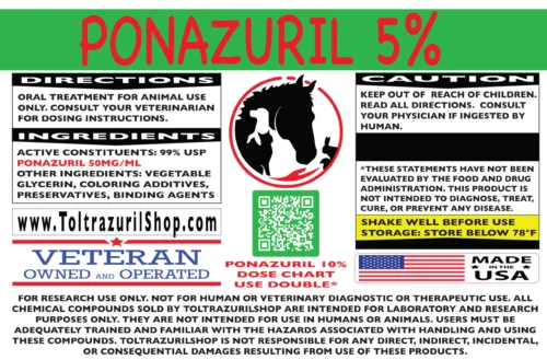 Ponazuril 5% Label - ToltrazurilShop.com