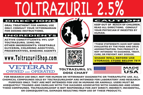 Toltrazuril 2.5% Label - ToltrazurilShop.com