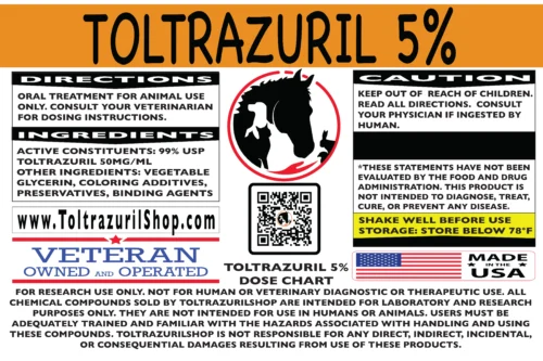 Toltrazuril 5% Label - ToltrazurilShop.com